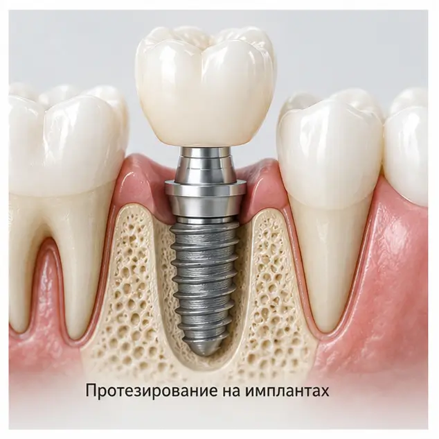 Протезирование на имплантах
