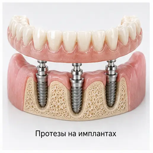 Протезы на имплантах